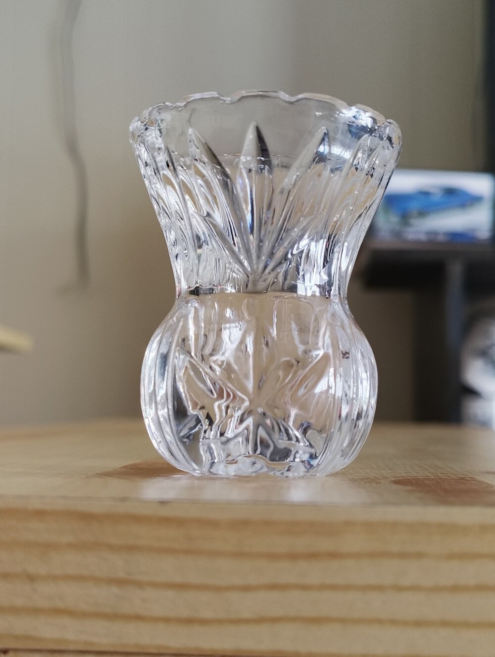 Vintage Crystal Toothpick Holder - Picture 1 of 7